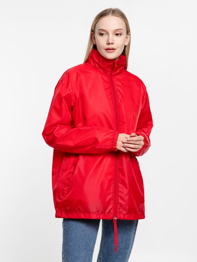 Ветровка унисекс Shift красная, размер 3XL