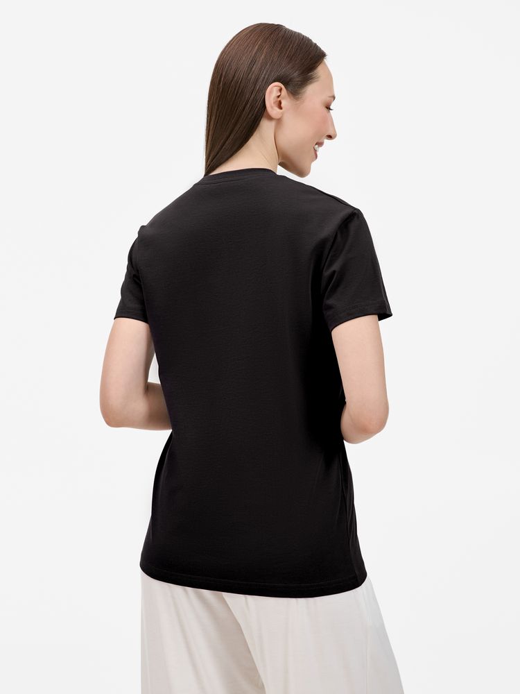 Футболка унисекс T-Bolka 200, черная, размер 4XL