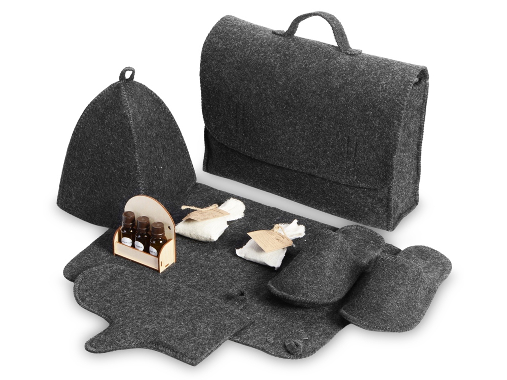 Подарочный набор для бани и сауны Healing с логотипом  | Print Logo