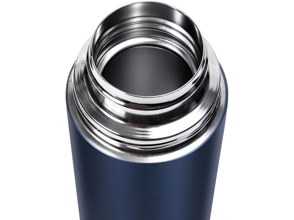Термос Relaxika 101 (1 литр), темно-синий (без лого)