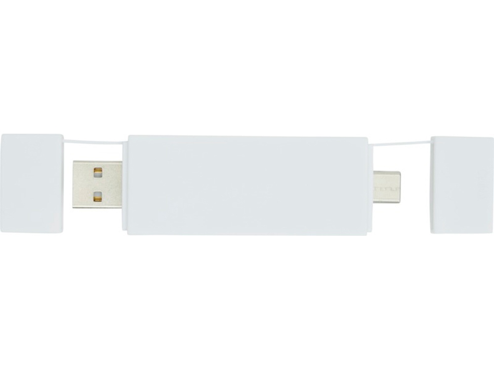 Mulan Двойной USB 2.0-хаб, белый