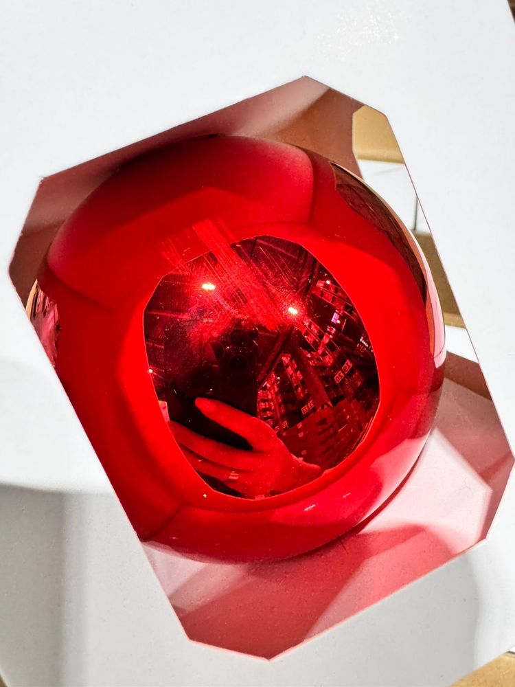 Оформительский шар Finery, 10 см — пример нанесения логотипа () | Print Logo