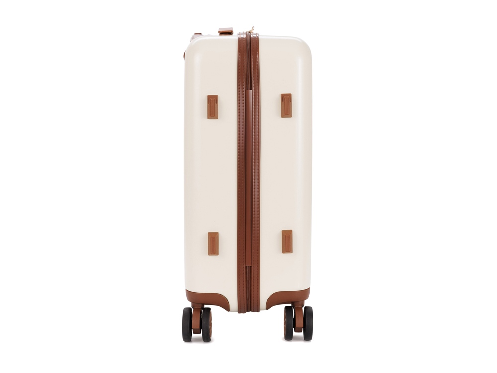 Чемодан для ручной клади BUGATTI АМЕЛИЯ | AMELIA, бежевый, поликарбонат / АБС-пластик, 32х22х53 см, 30 л