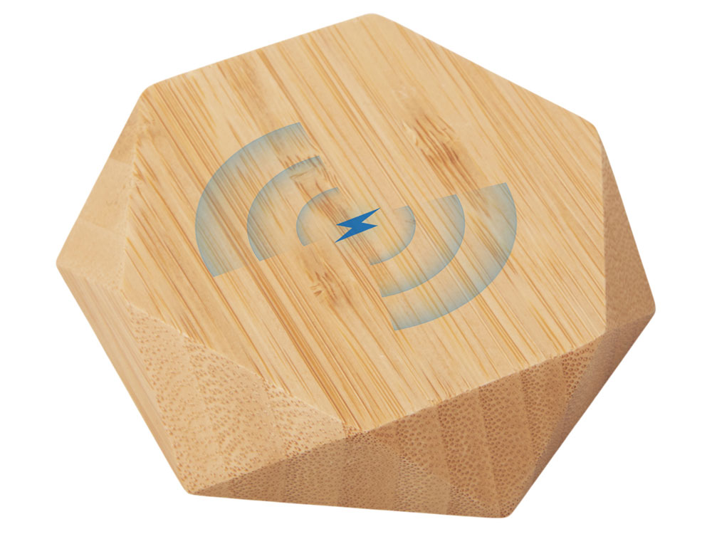 Беспроводное зарядное устройство Gex, 15 Вт с логотипом Savio | Print Logo