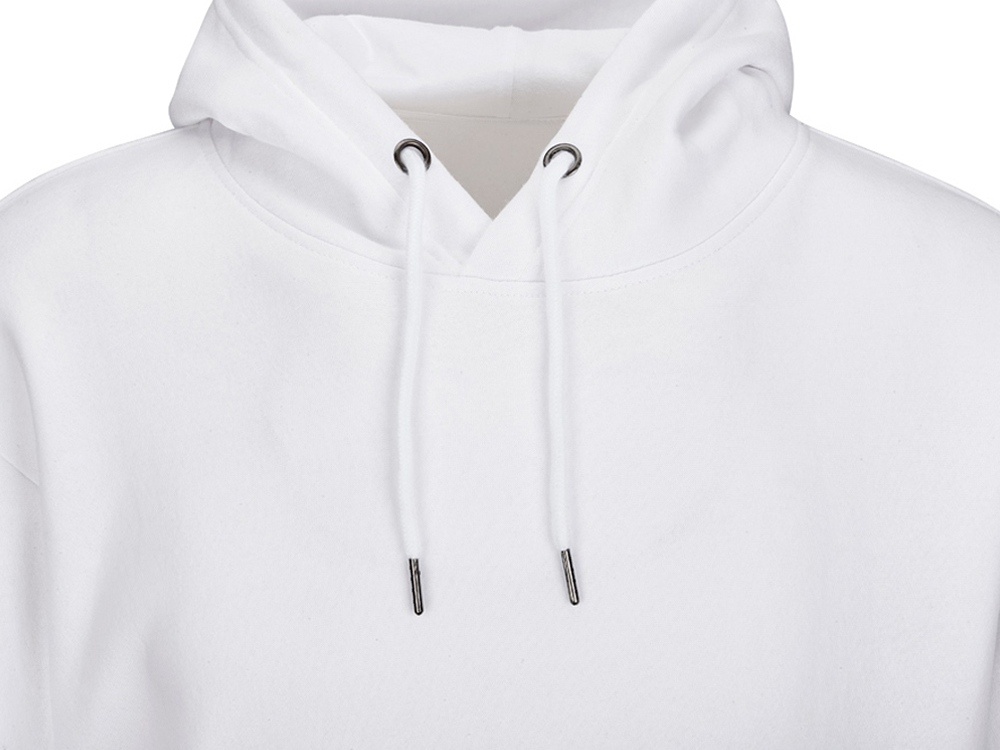 Толстовка с капюшоном оверсайз Lisbon унисекс, белый