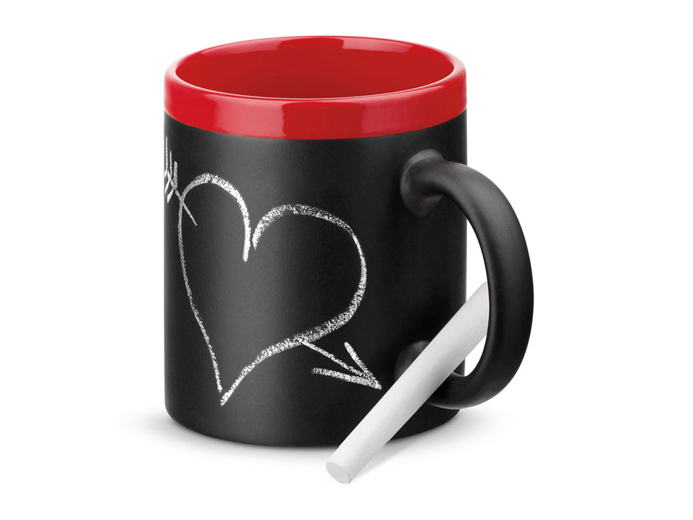 Керамическая кружка 350мл CHALKIE с логотипом  | Print Logo