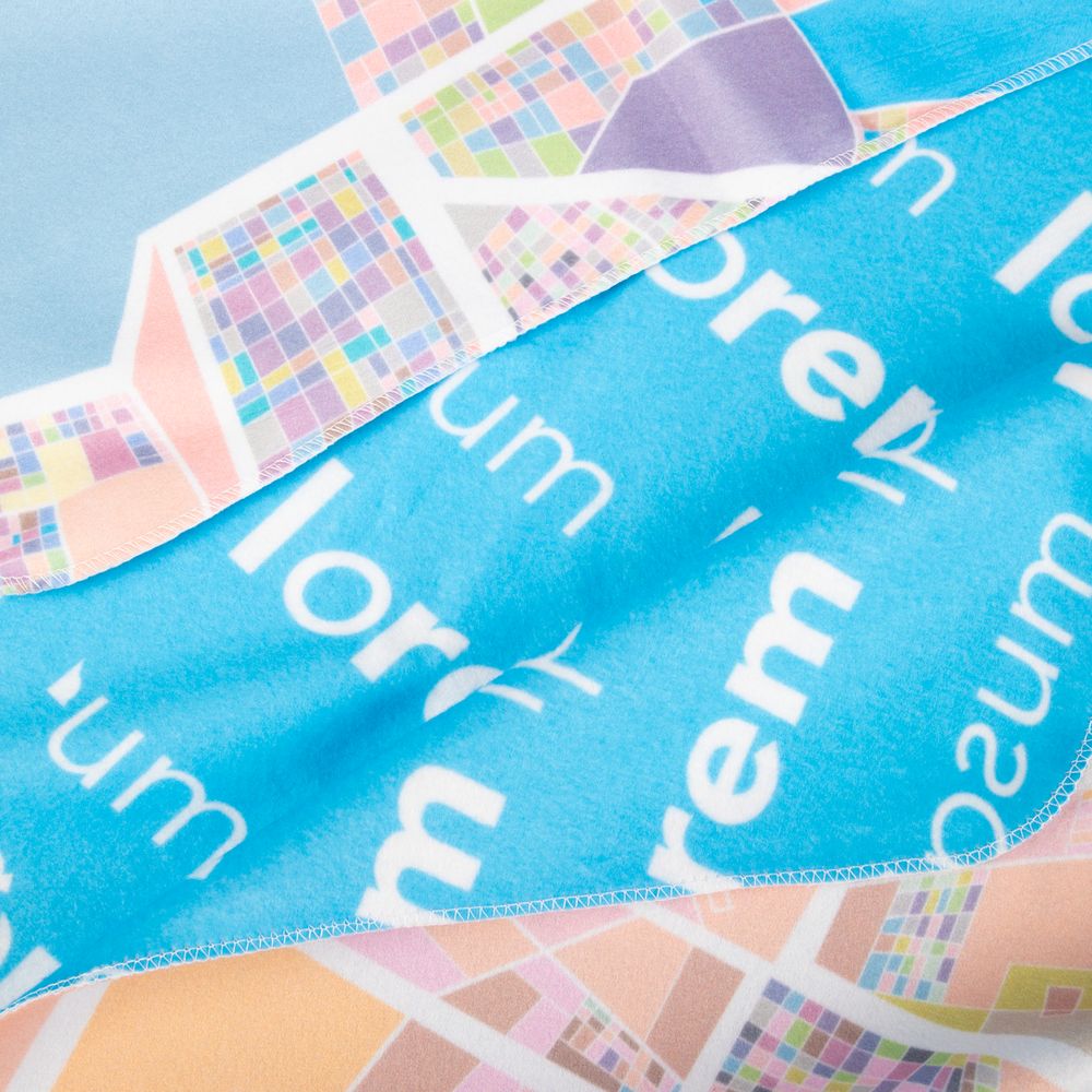 Флисовый плед Feltro Color Plus с печатью на заказ