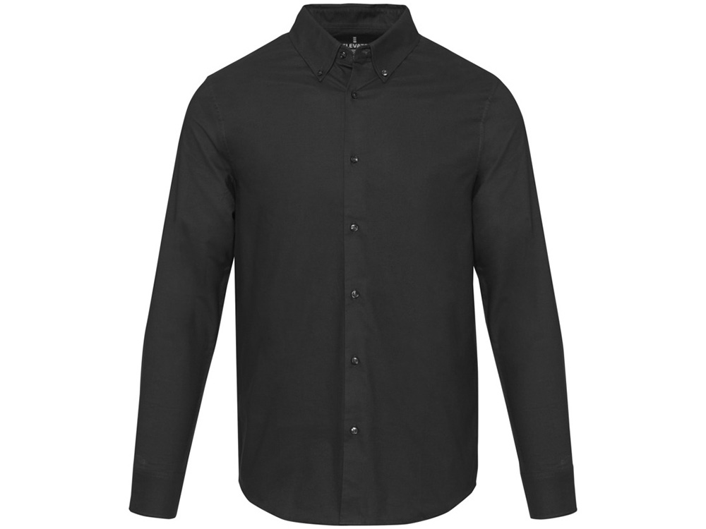 Sphene мужская рубашка оксфорд - сплошной черный