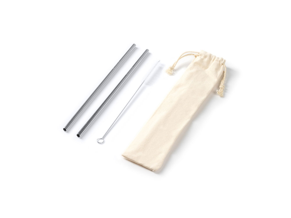 Набор MALOW из 2 соломинок с логотипом  | Print Logo