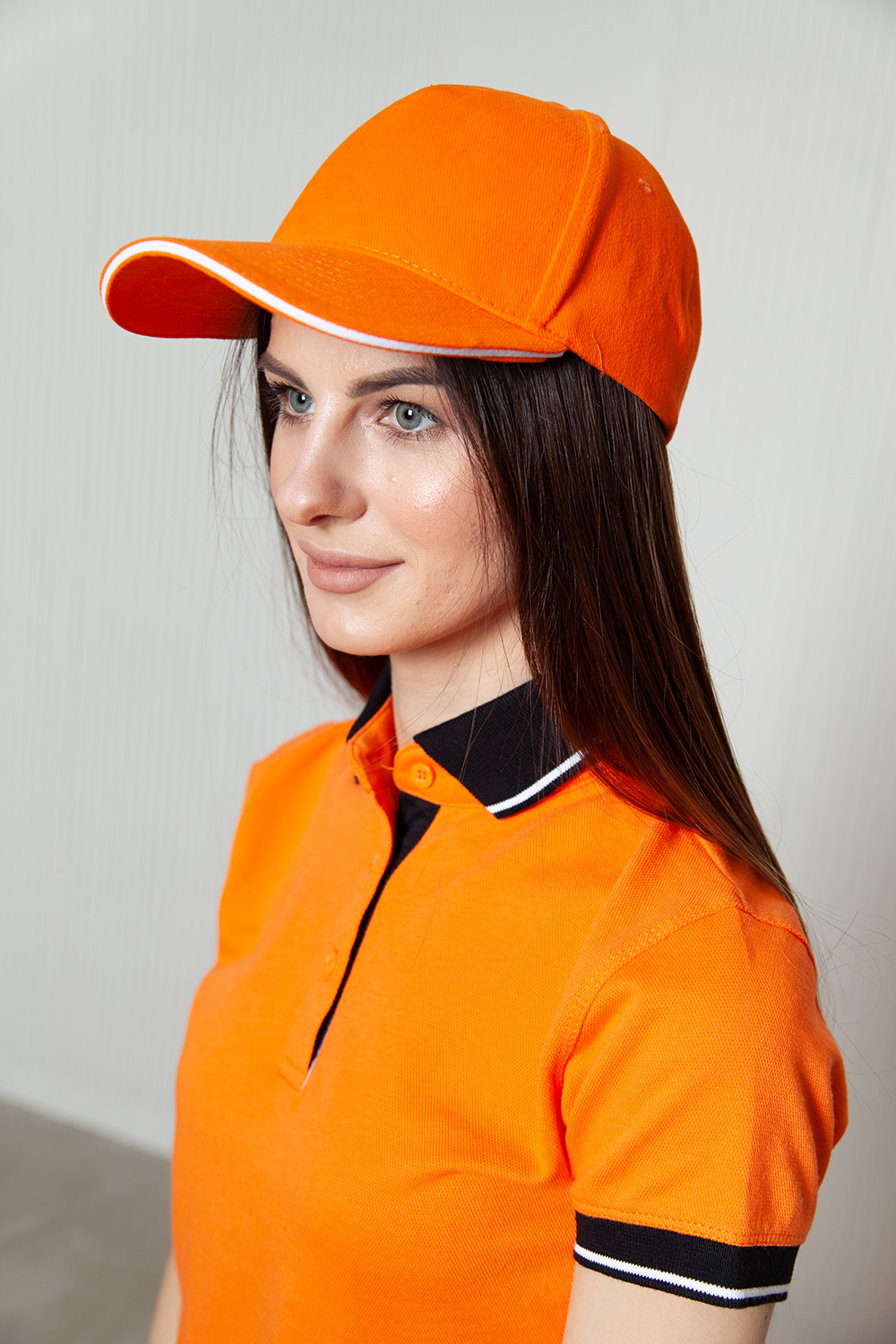 Бейсболка с кантом STAN 5 клиньев хлопок 280, 11K, Бирюзовый,  (32)  (56-58/ONE SIZE)