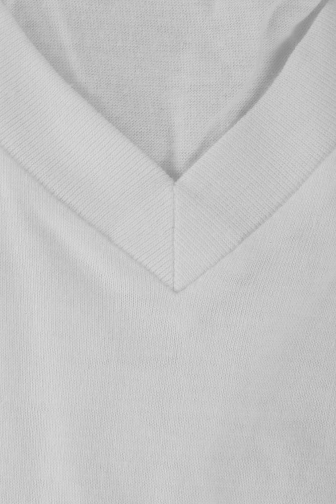 Футболка мужская с глубоким V-обр. вырезом Master 150, белая, размер L