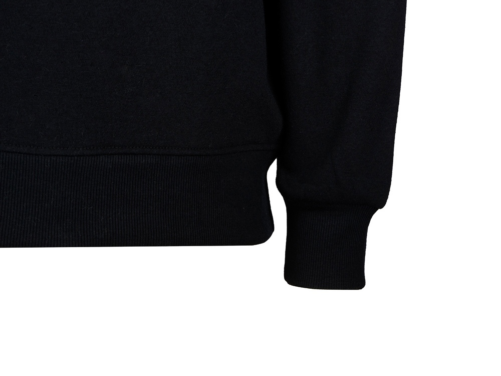 Толстовка с капюшоном оверсайз Lisbon унисекс, черный