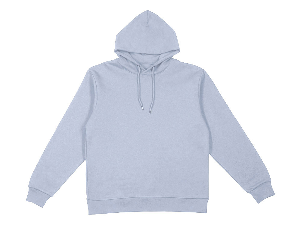 Толстовка с капюшоном оверсайз Lisbon унисекс, небесно-голубой