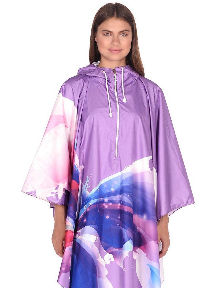 Дождевик-пончо AquaStop взрослый на заказ, разноцветный фото на сайте Print Logо.
