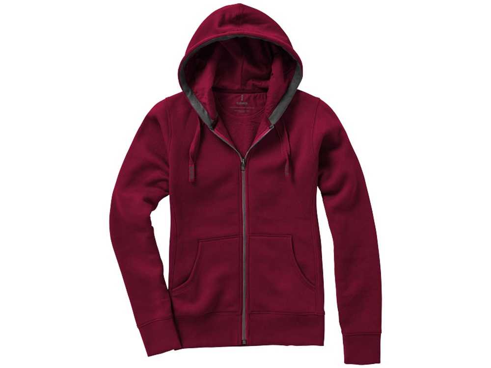 Толстовка Arora женская с капюшоном, бургунди
