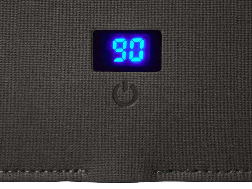 Подарочный набор металлическая ручка и блокнот А5 Twilight  со светящимся логотипом и пауэрбэнком