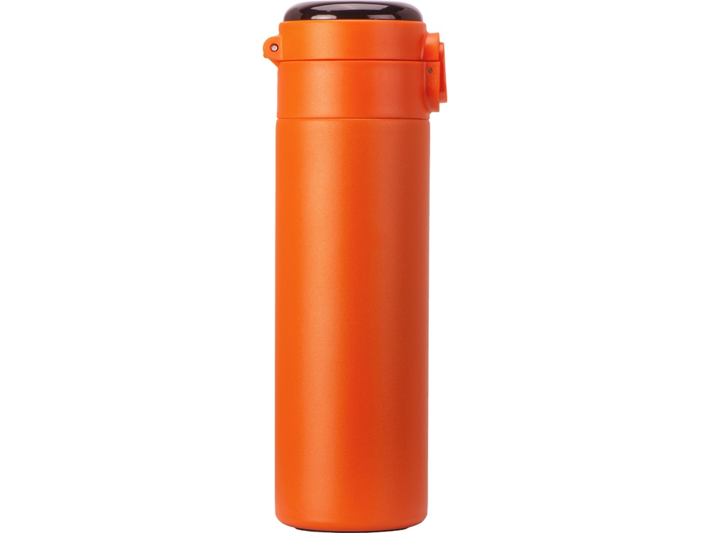 Вакуумная термокружка Waterline с медной изоляцией Bravo, 400 мл, тубус, оранжевый