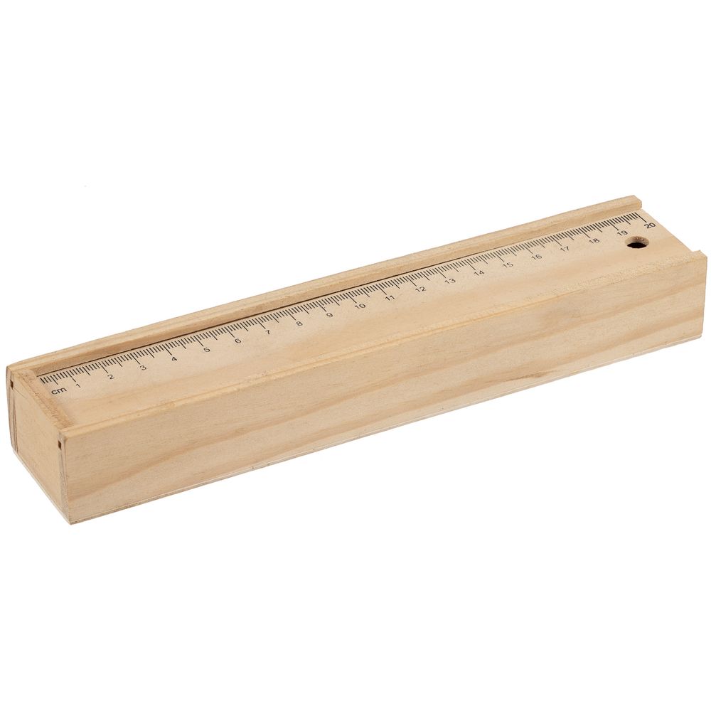 Набор цветных карандашей Spasso в деревянном пенале фото на сайте Print Logo.