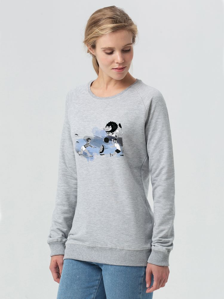 Свитшот женский «Не вы ли были у Невы» с логотипом Соль | Print Logo