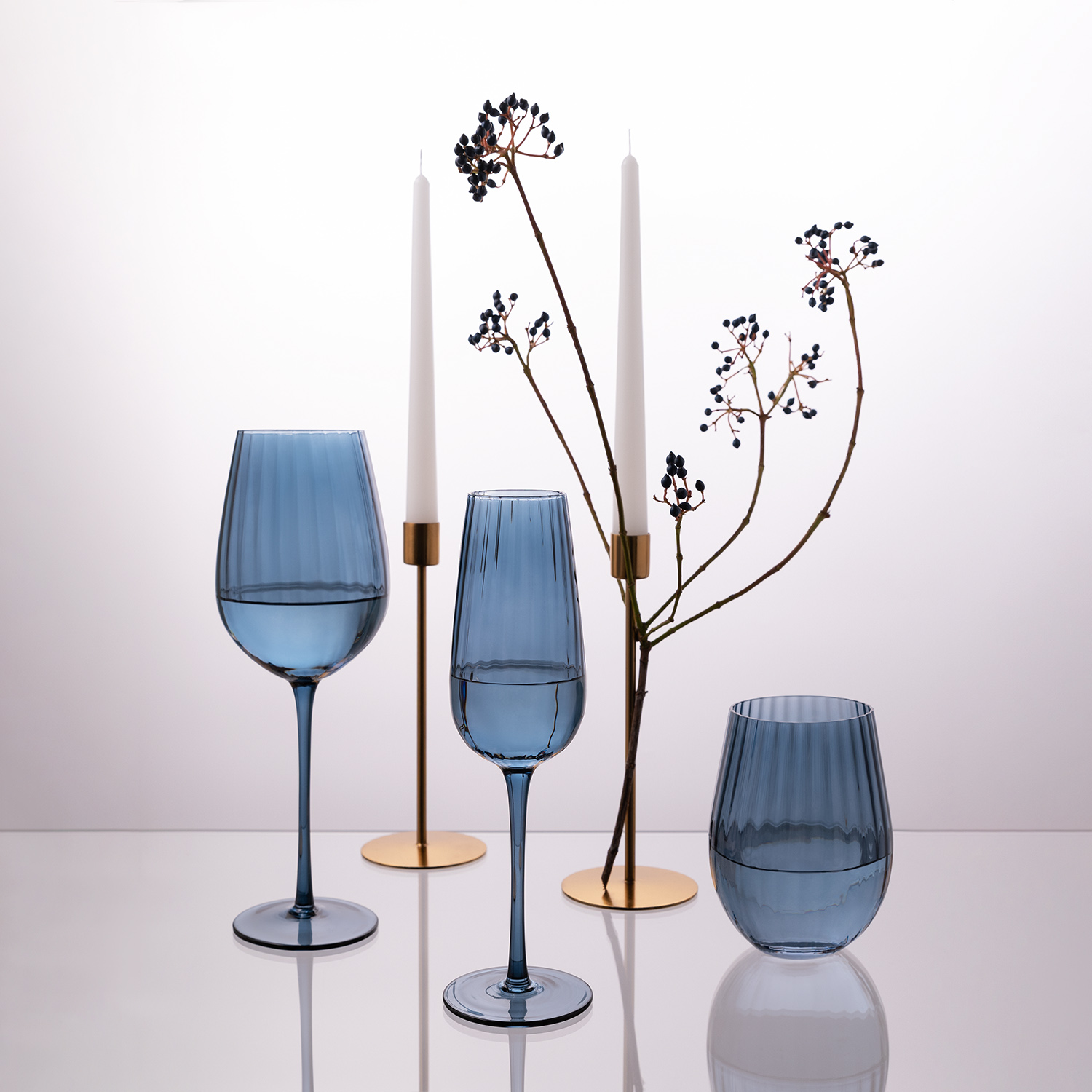 Бокал для вина Тоскана (Toscana), синий