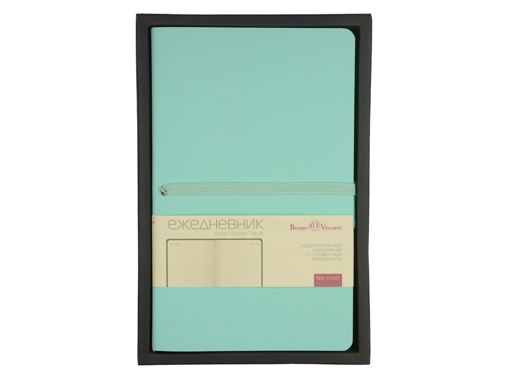Ежедневник недатированный А5 Tokyo, мятный (Р)