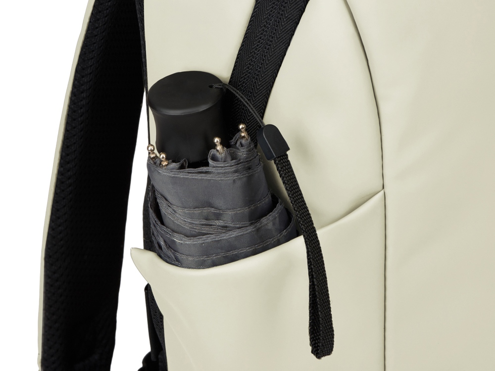 Рюкзак Sofit для ноутбука из экокожи, молочный