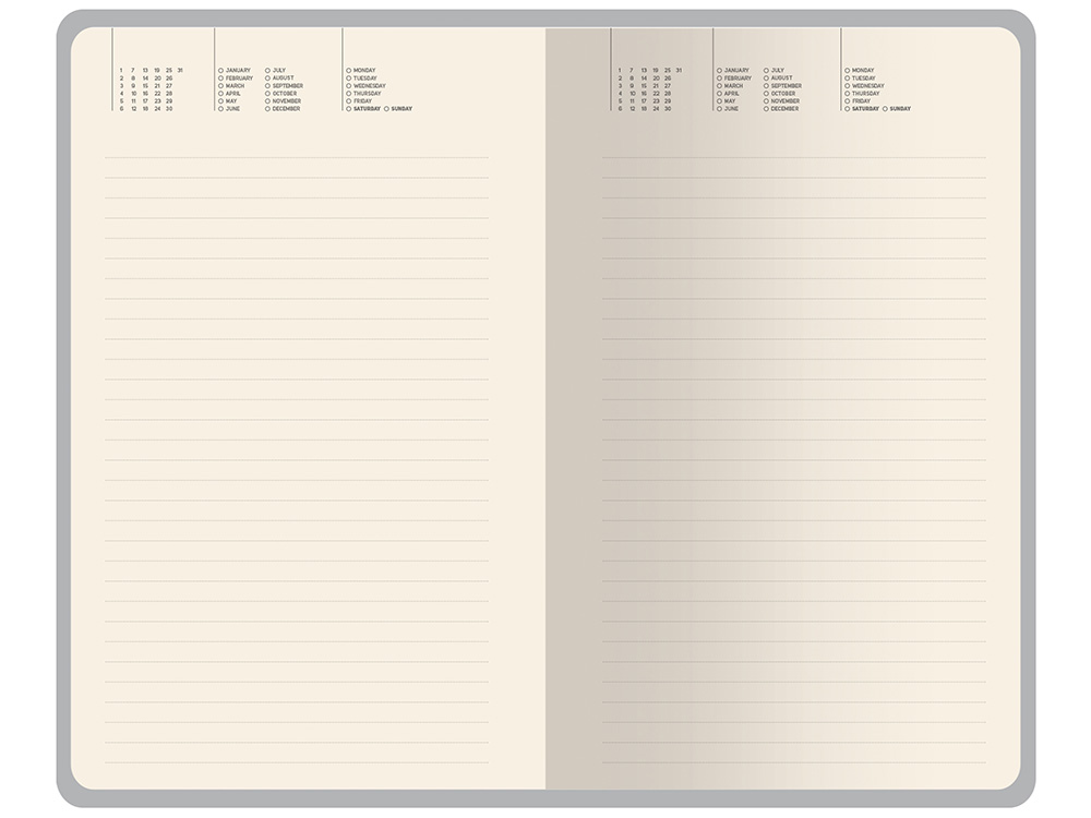 Ежедневник недатированный А5 Verde с нашивкой, зеленый