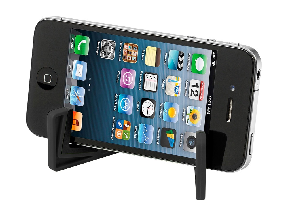 Подставка для мобильного телефона Slim, черный