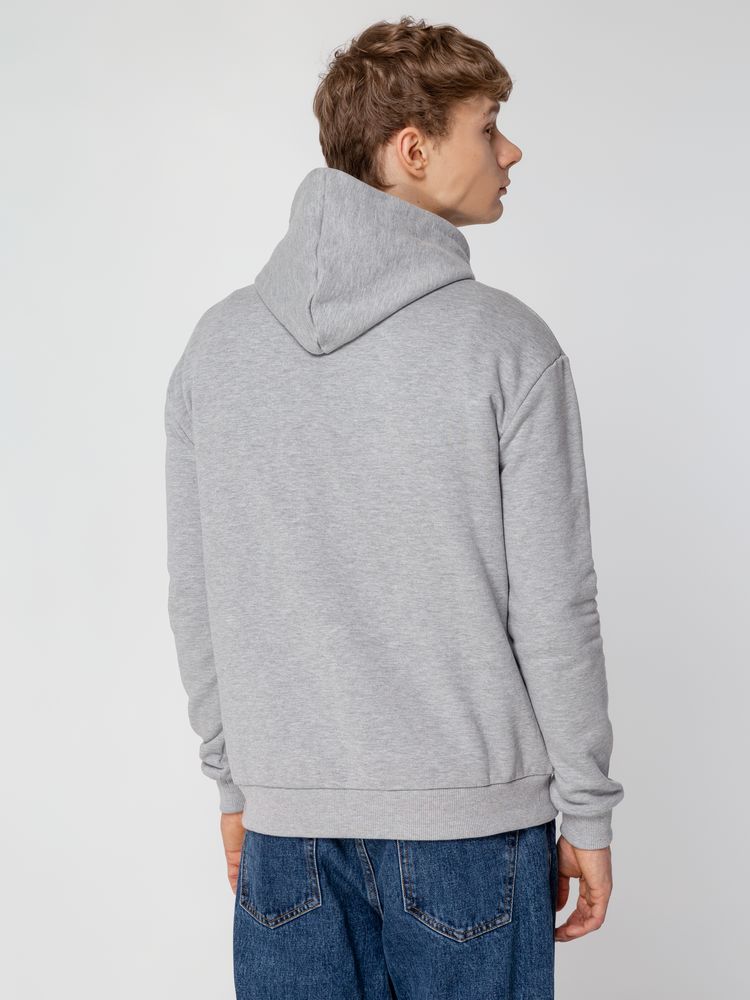 Толстовка с капюшоном Unit Kirenga Heavy серый меланж, размер S