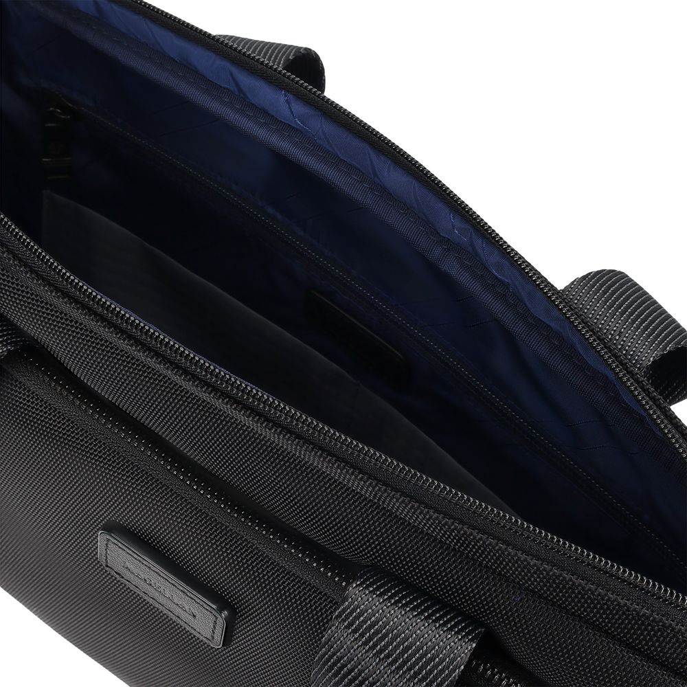 Сумка для ноутбука Santiago с кожаной отделкой фото на сайте Print Logo.