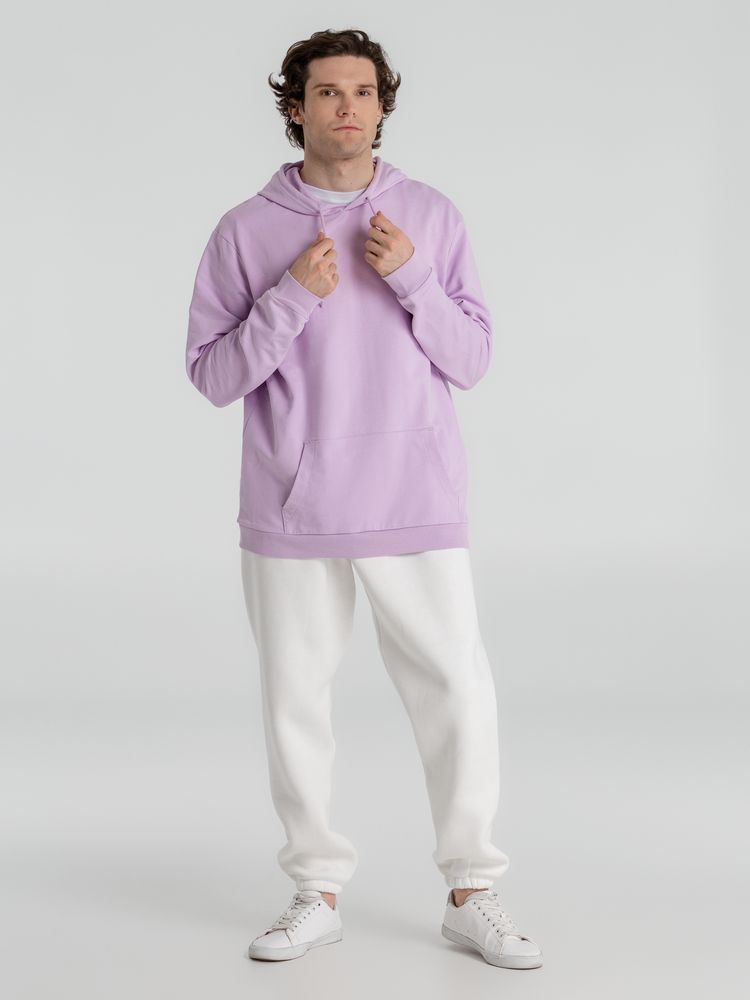 Толстовка с капюшоном унисекс Hoodie, сиреневая, размер XS
