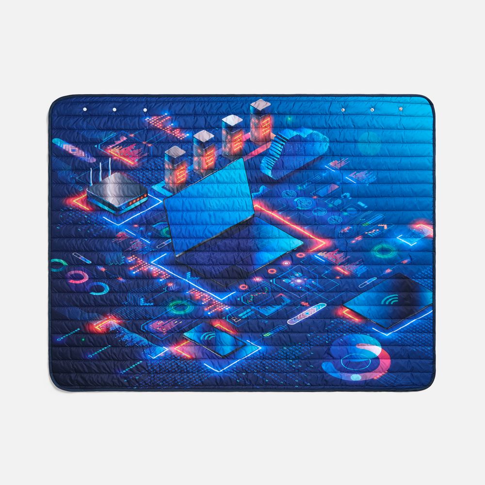 Плед-пончо Blanket Print на заказ фото на сайте Print Logo.