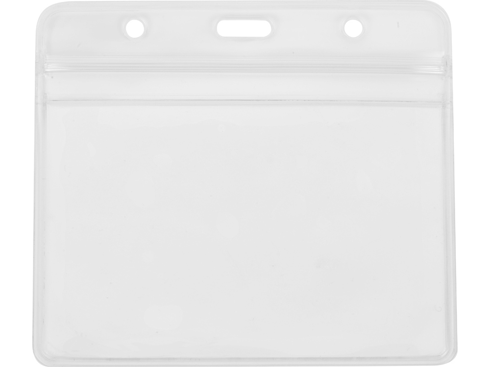 Бейдж Crystal Flat 115*101 мм (внут.размер 107*70 мм), прозрачный