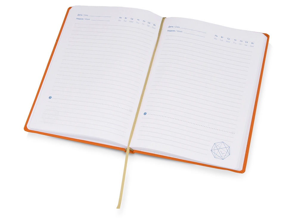 Ежедневник недатированный А5 Strap AR , оранжевый