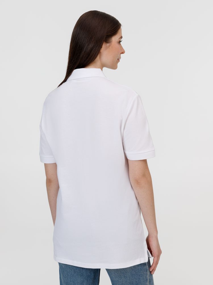 Рубашка поло унисекс Pacific, белая, размер 5XL