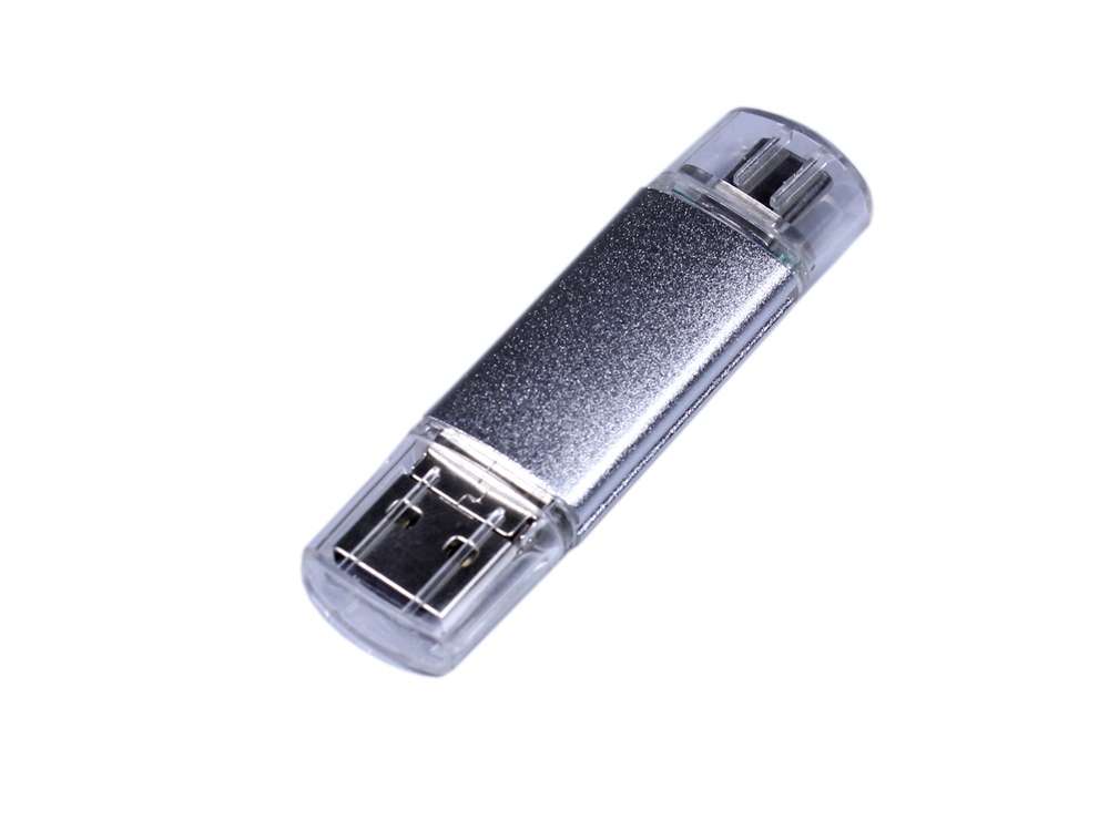 USB 2.0/micro USB/Type-C- флешка на 64 Гб с логотипом  | Print Logo