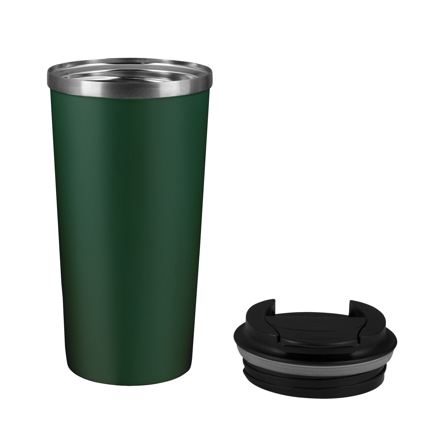 Термокружка вакуумная Палермо, зеленая