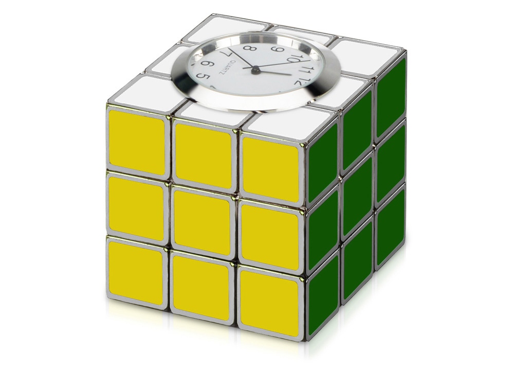 Часы Головоломка, разноцветный