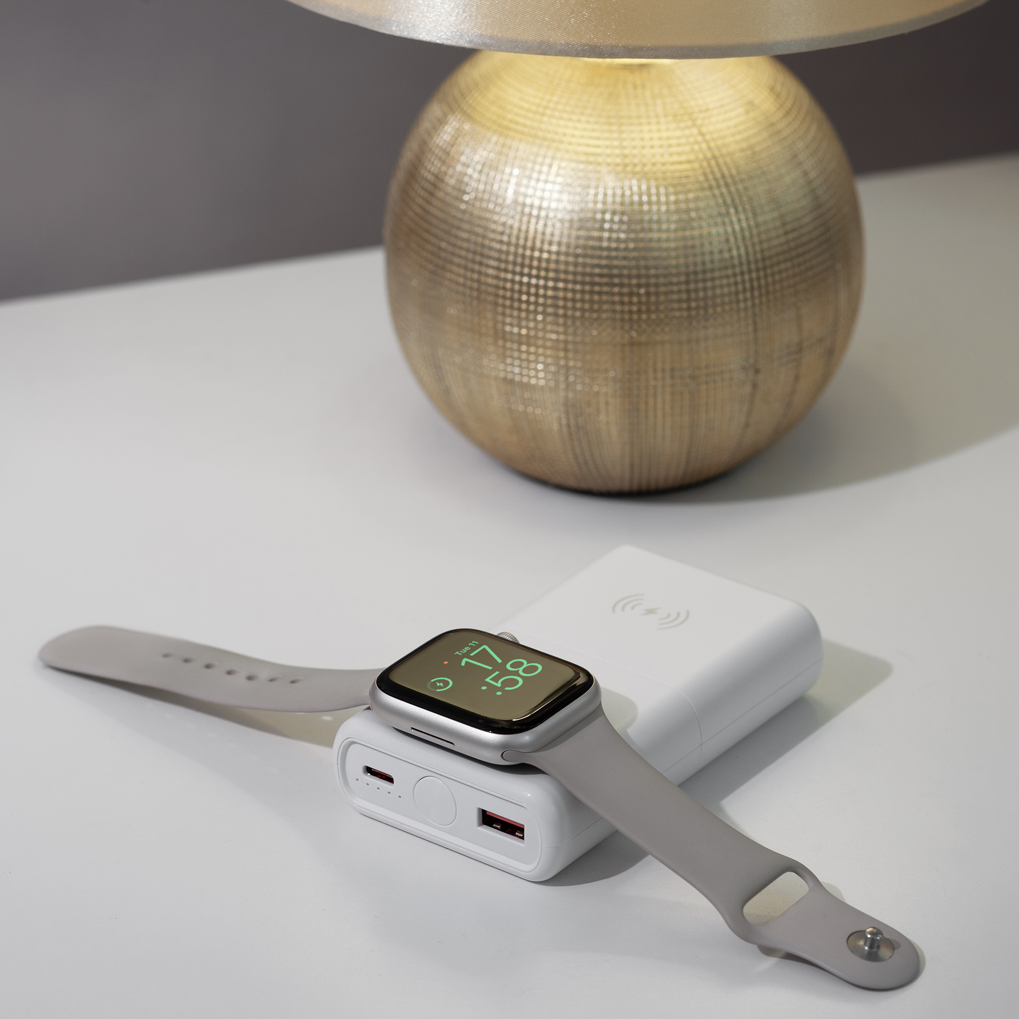 Беспроводное зарядное (22.5/15W) устройство "ALL-in-1" 10000 mAh фото на сайте Print Logo.