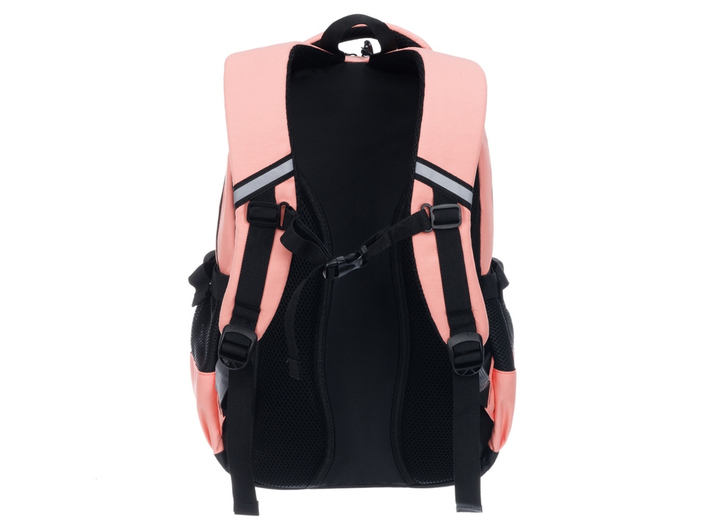 Рюкзак TORBER КЛАСС, персиковый, 46 х 32 х 13 см + Мешок для сменной обуви в подарок!