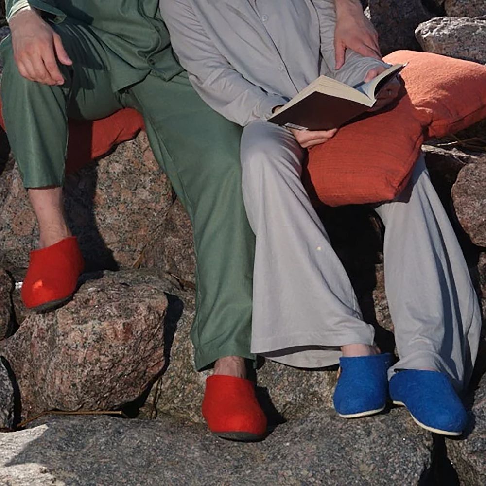 Домашние валенки Cant, красные, размер 39