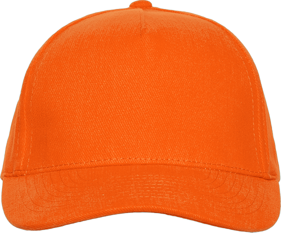 Бейсболка STAN 5 клиньев хлопок 280, 03, Оранжевый,  (28/1)  (56-58)