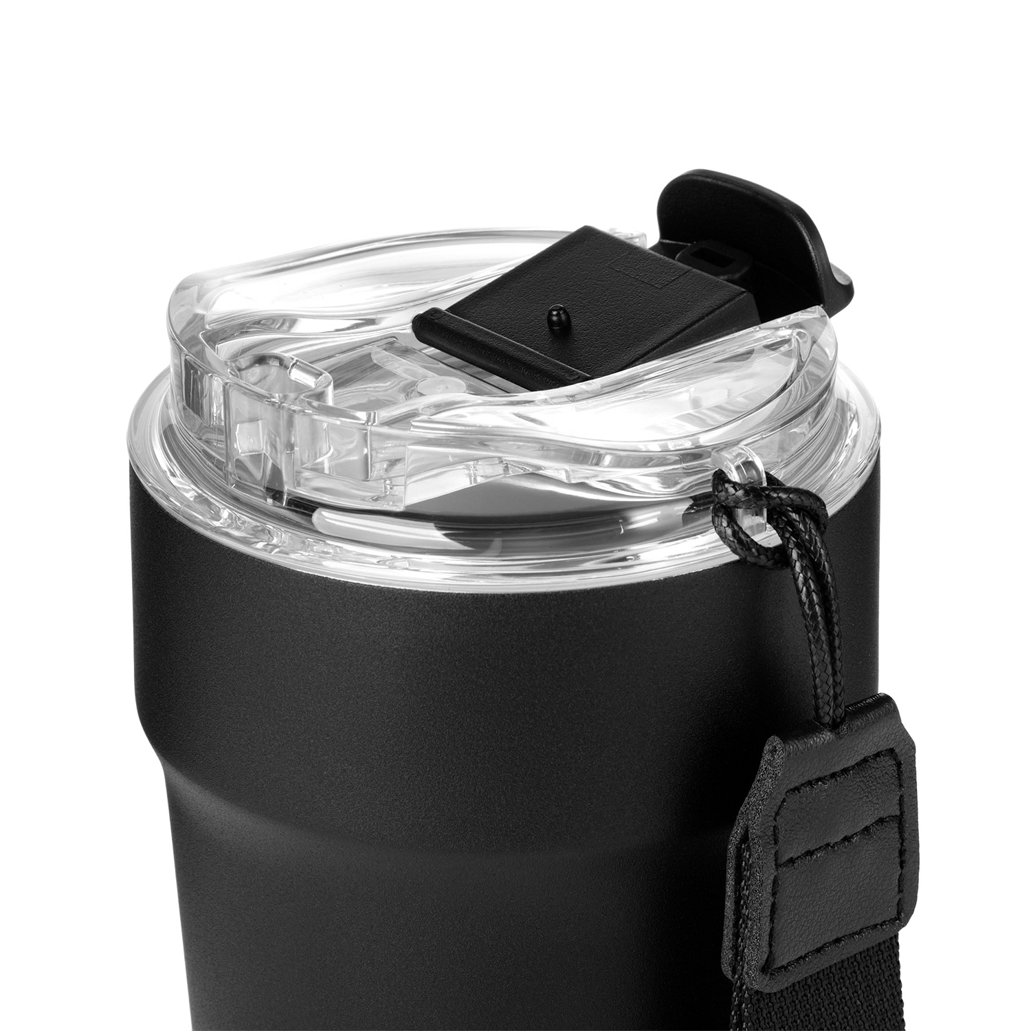 Термокружка вакуумная Монако, черная