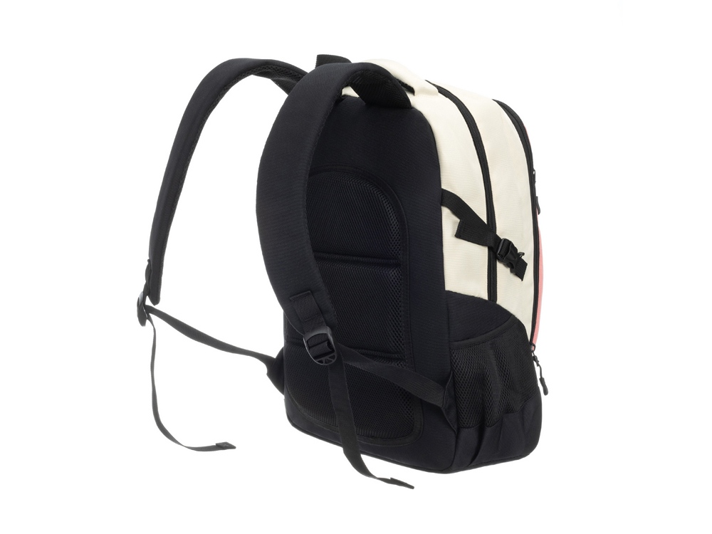 Рюкзак TORBER КЛАСС, персиковый, 46 x 32 x 18 см + Мешок для сменной обуви в подарок!