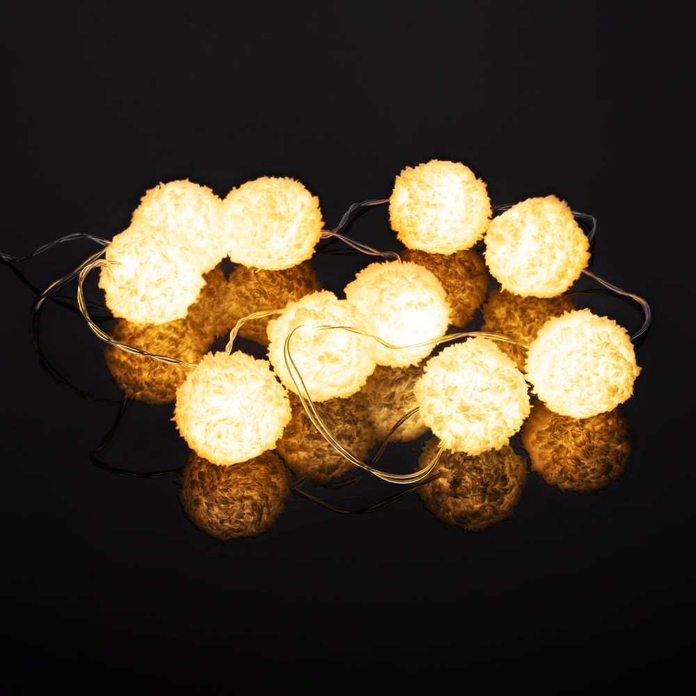 Гирлянда Snowflow — пример нанесения логотипа () | Print Logo