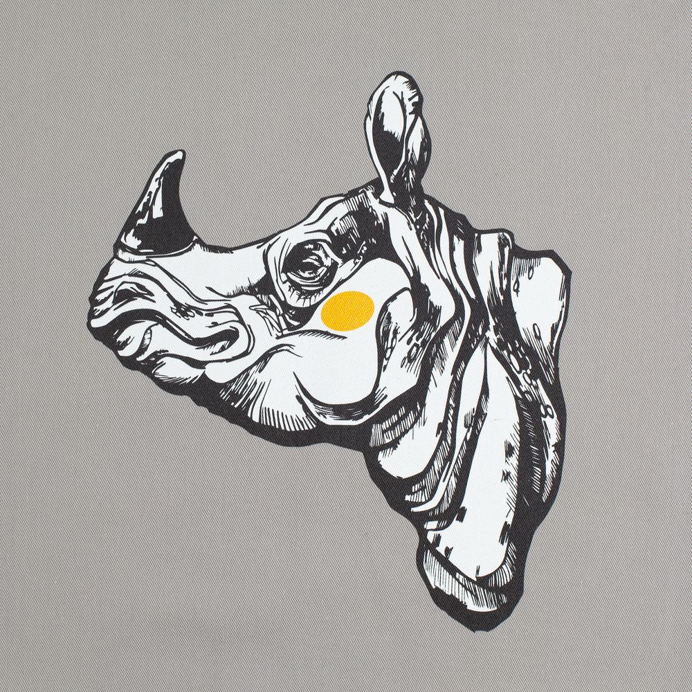 Холщовая сумка NosoRock — пример нанесения логотипа (Принтэссенция) | Print Logo