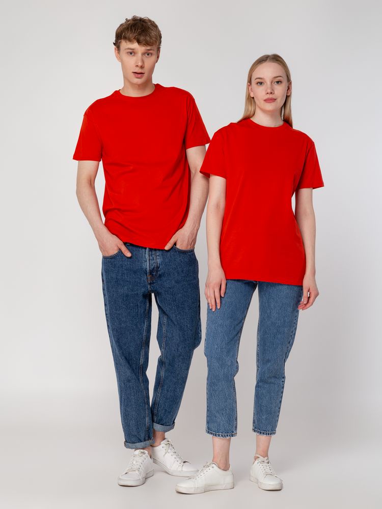 Футболка унисекс T-Bolka 160, красная, размер XXXL