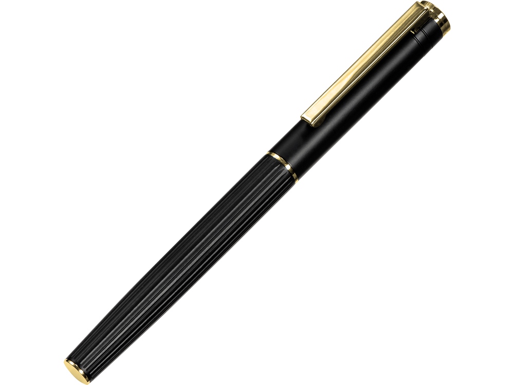 Ручка-роллер металлическая Monarch Gold с логотипом Lettertone | Print Logo