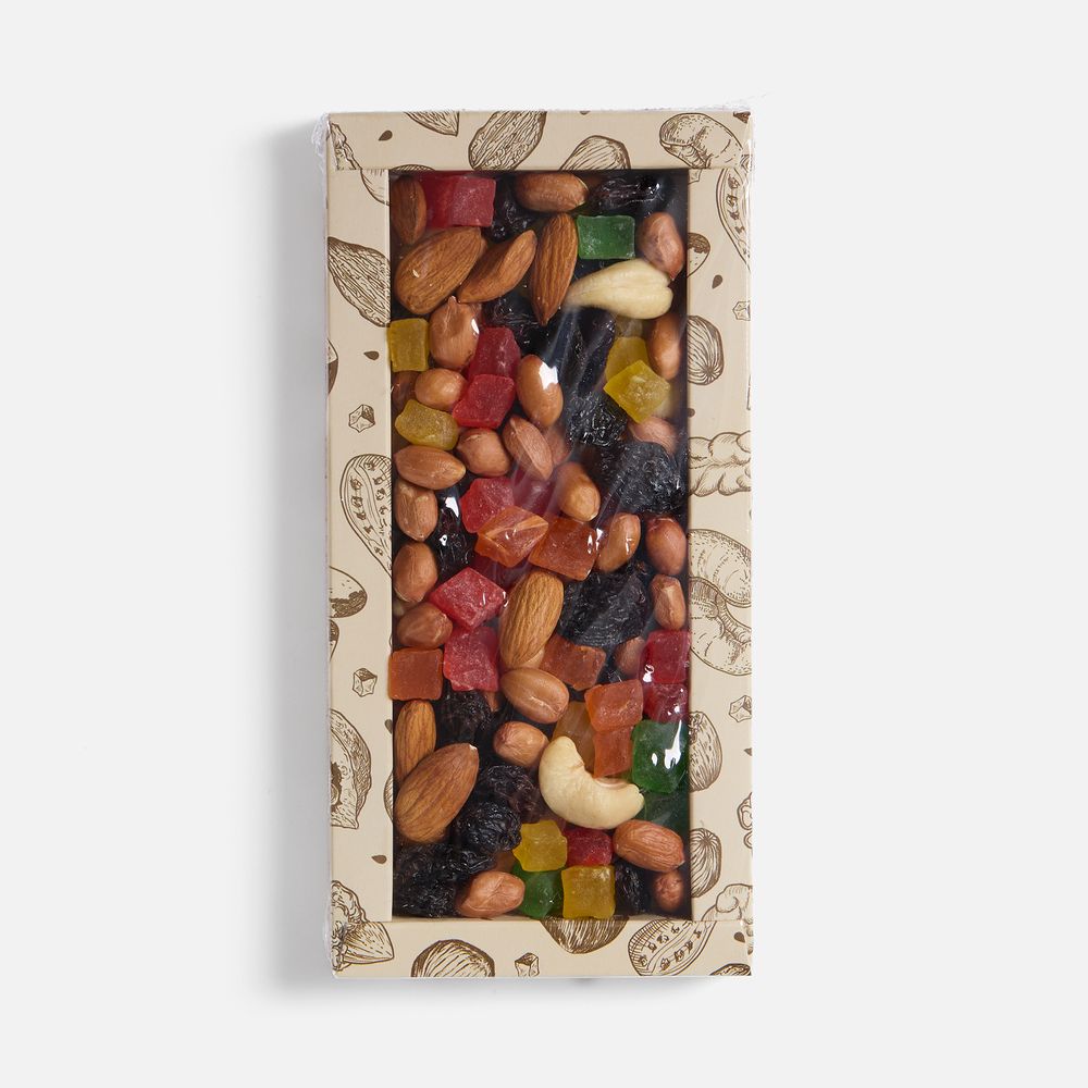 Смесь орехов и цукатов Tutti Nutti ver.2 — пример нанесения логотипа (сделано в России) | Print Logo