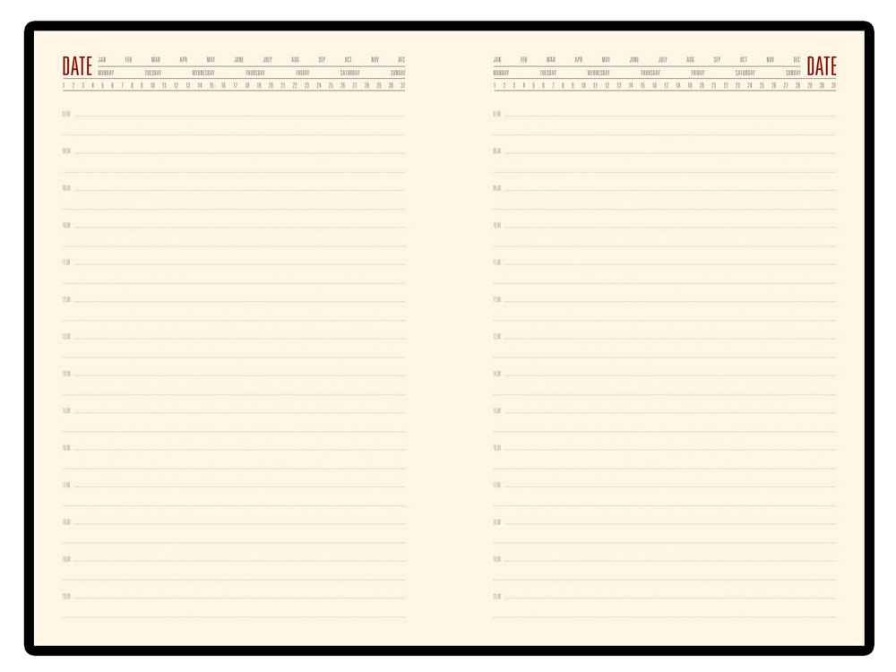 Ежедневник недатированный  А5 LONDON серый